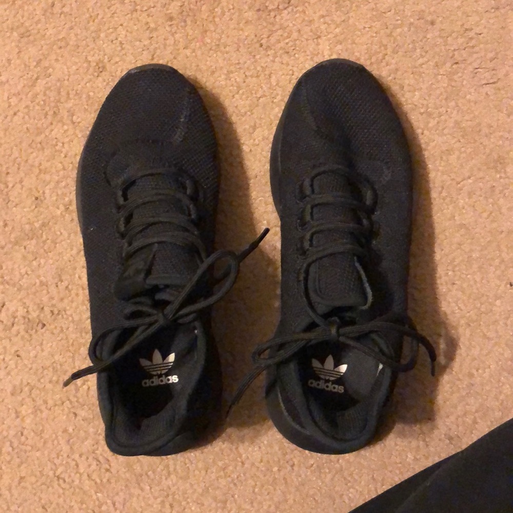 Women’s black adidas sneakers